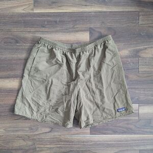 Patagonia Olive Baggies Shorts 6"